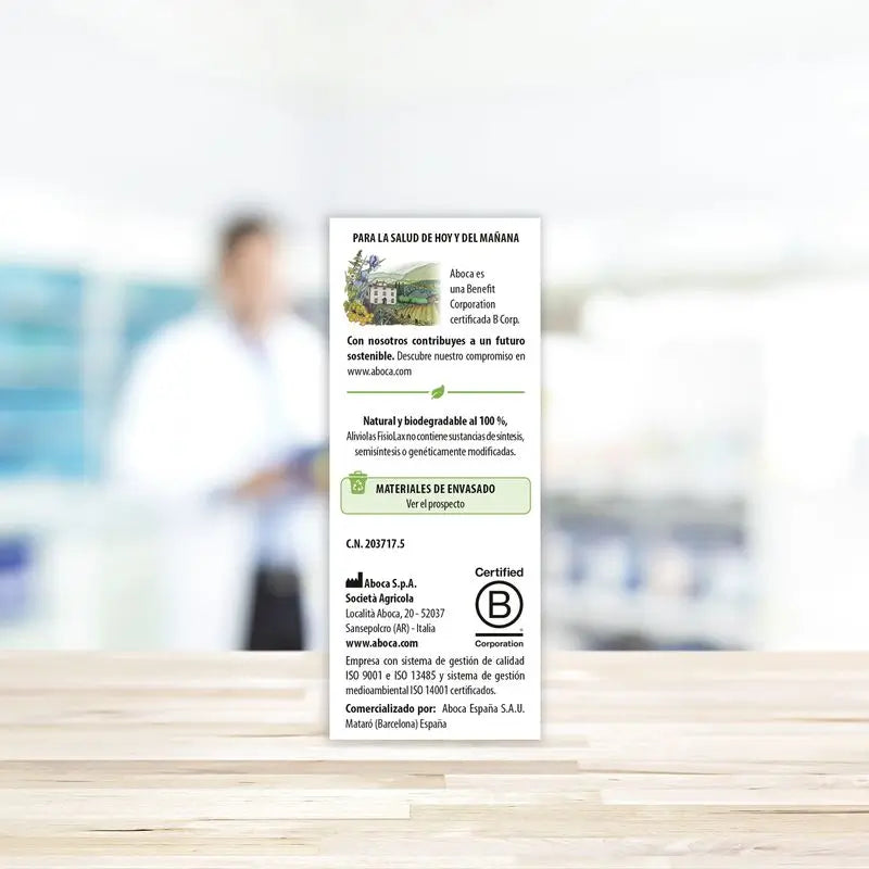 Aboca Aliviolas Fisiolax Constipation, 45 Tablets