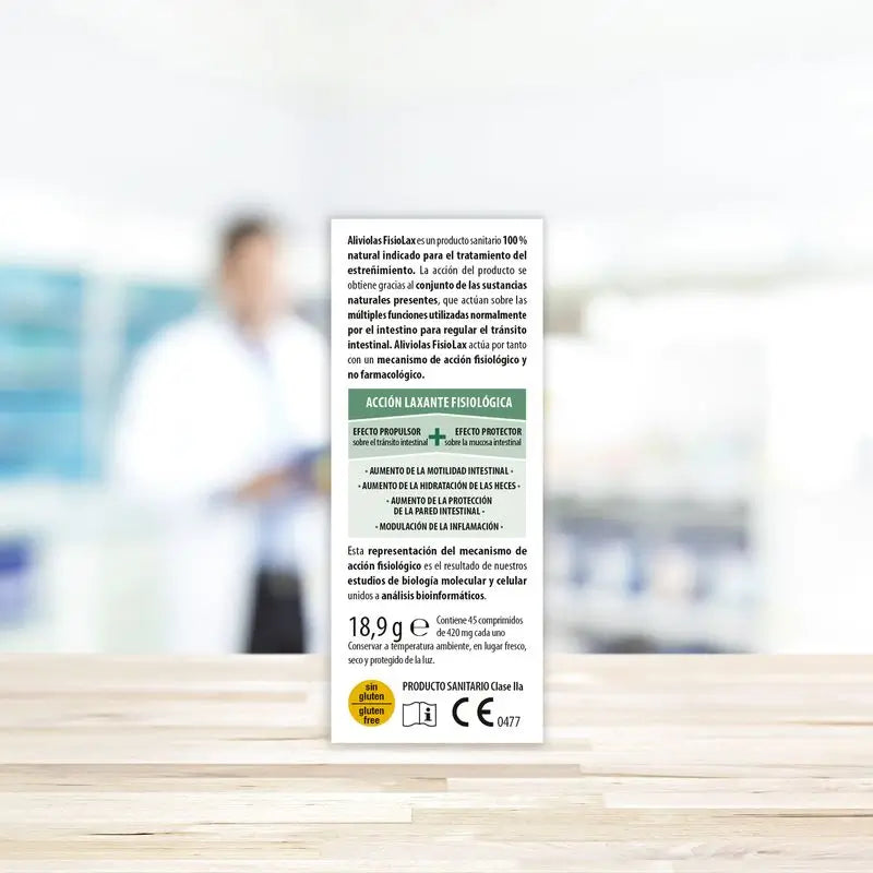 Aboca Aliviolas Fisiolax Constipation, 45 Tablets