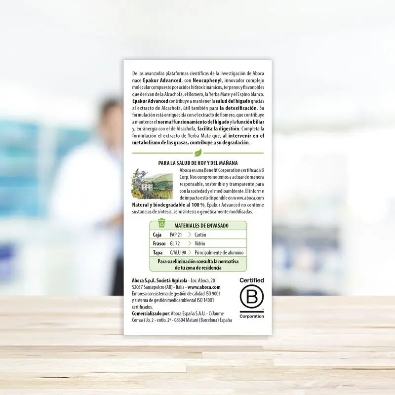 Aboca Epakur Advanced, 50 Capsules