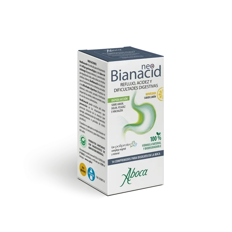 Aboca Neobianacid Lemon, 14 Tablets