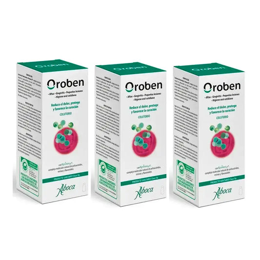Aboca Oroben Aftagen Mouthwash, 3x150 ml