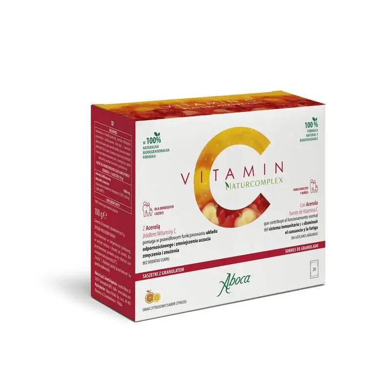 Aboca Vitamin C Naturcomplex Defences, 20 Envelopes