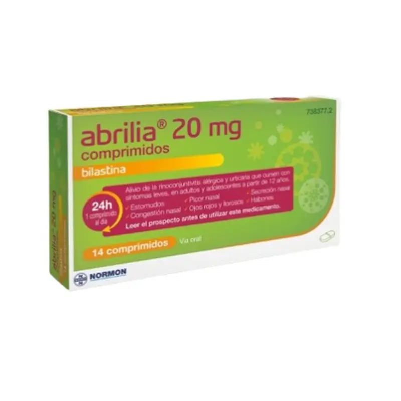 Abrilia Normon Bilastine 20 mg, 14 Tablets