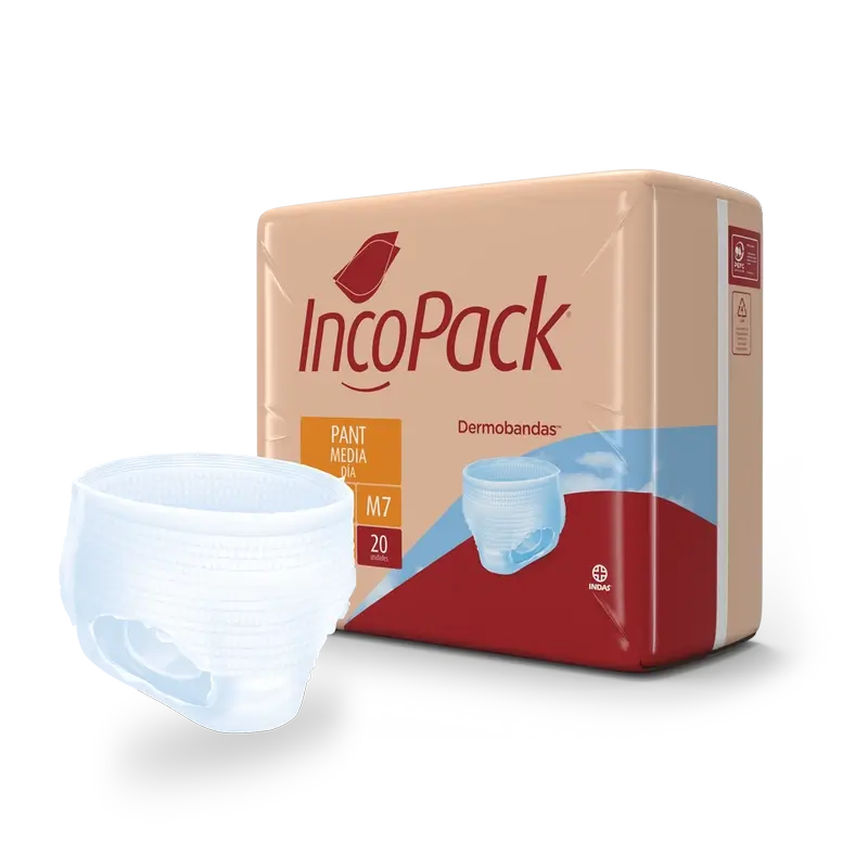 Incopack Pant Absorbent Pant Day Medium Size , 80 units