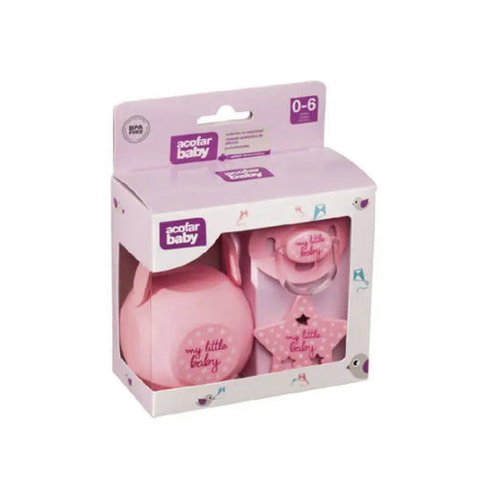 Acofarbaby Anatomical Soother + Chain + Pacifier Holder 0-6 Months