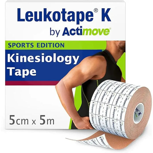K Sports Edition Kinesiology Tape Beige, 5 cm x 5 m
