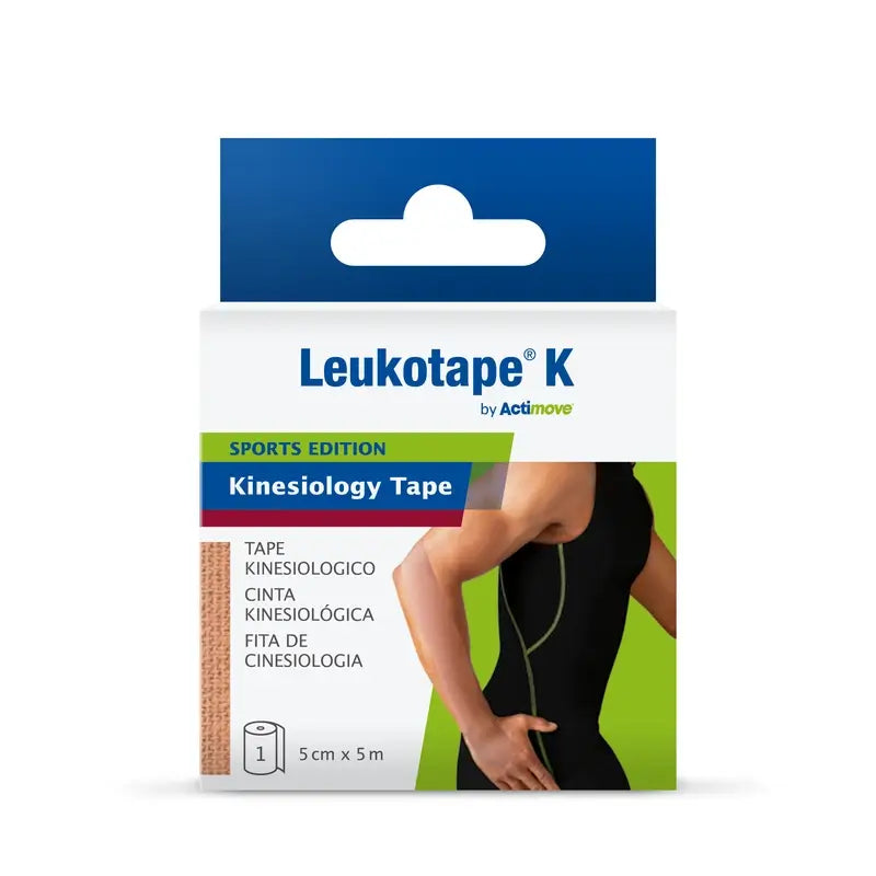 K Sports Edition Kinesiology Tape Beige, 5 cm x 5 m
