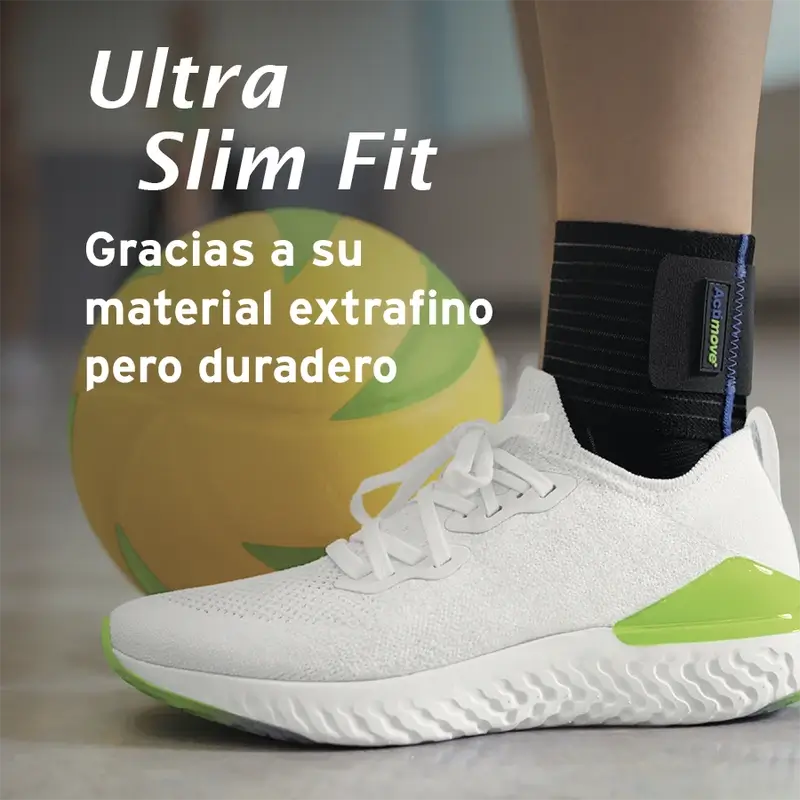 Actimove Elastic Ankle Support With Adjustable Stabilising Strap, Colour Black, Size M