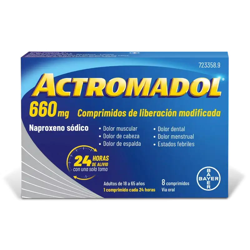 Actromadol 660 mg, 8 Tablets
