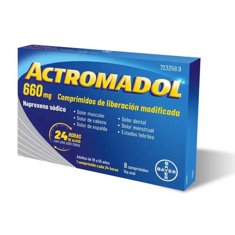 Actromadol 660 mg, 8 Tablets