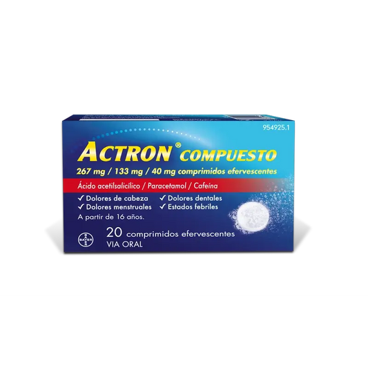 Actron Compuesto 20 Effervescent Tablets