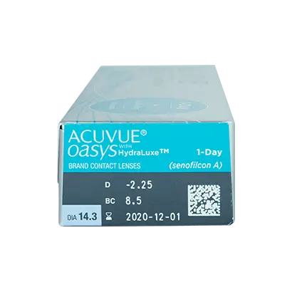Acuvue 1 Day Oasys With Hydraluxe Daily Lenses , 30 units - +2.75, 8.5, 14.30