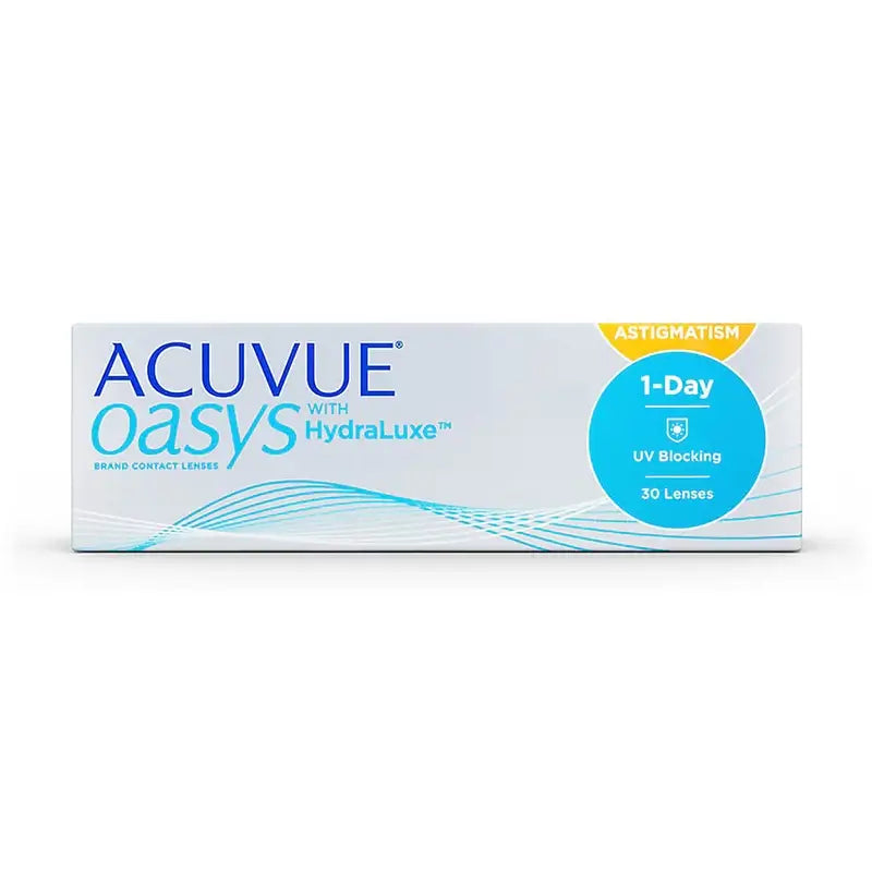Acuvue Oasys 1 Day With Hydraluxe Daily Toric Lenses , 30 units - -4.25, -0.75, 70, 8.5, 14.30
