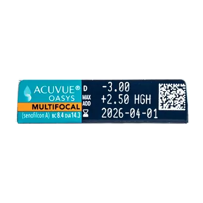 Acuvue Oasys Bi-weekly Multifocal Lenses , 6 units - +1.00, 8.4, Alta, 14.30