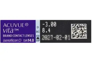 Acuvue Vita Bi-weekly Lenses, 6 pieces - -6.00, 8.4