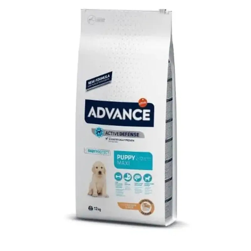 Advance Canine Puppy Maxi Chicken Rice 12kg, dog food for dogs