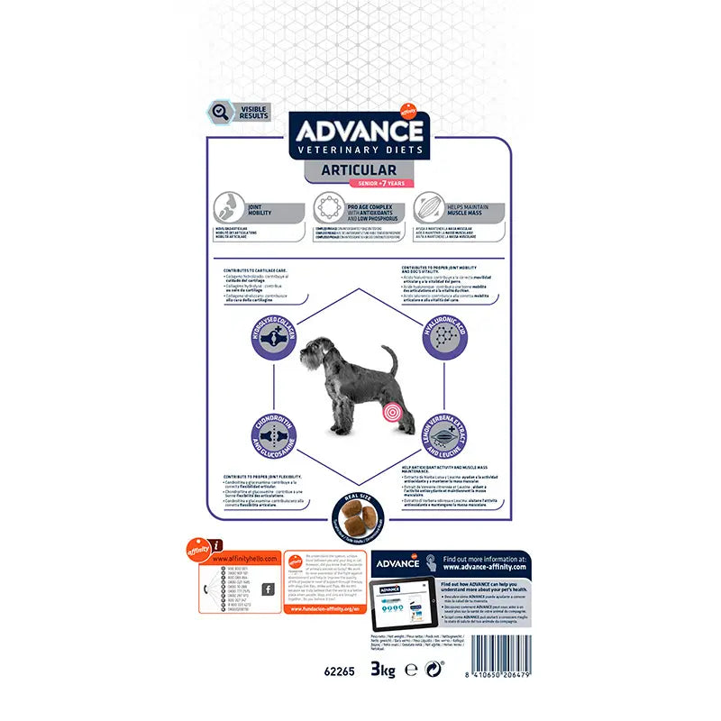 Advance Vet Canine Senior +7 Articular 3K, dog food for dogs