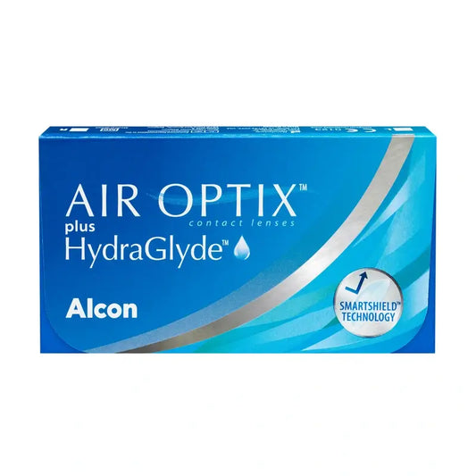 Air Optix Plus Hydraglade Monthly Spherical Contact Lenses, 3 units - +0.75, 8.6, 14.2
