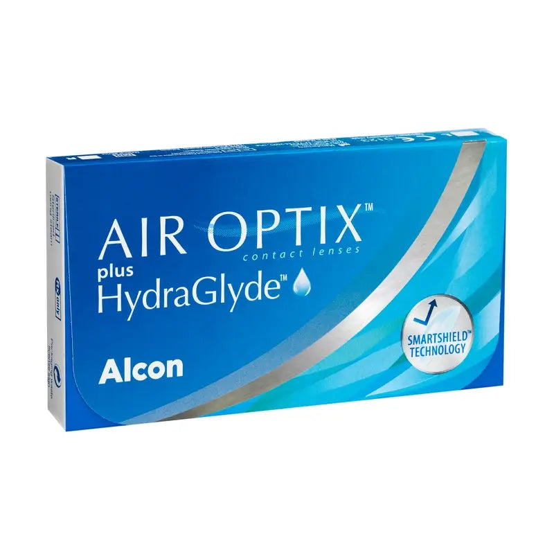 Air Optix Plus Hydraglade Monthly Spherical Contact Lenses, 6 units - -2.50, 8.6, 14.2