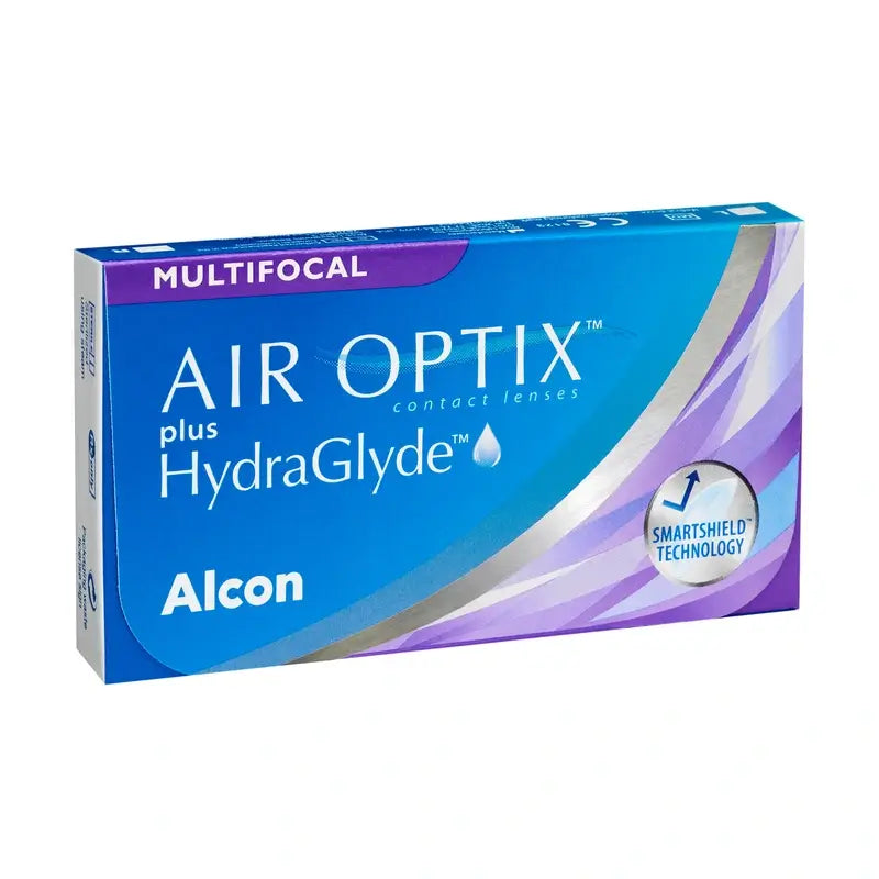 Air Optix Plus HydraGlyde Monthly Multifocal Lenses, 3 units - +6.00, 8.6, Media, 14.2