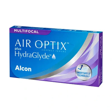 Air Optix Plus HydraGlyde Multifocal Monthly Lenses, 6 units
