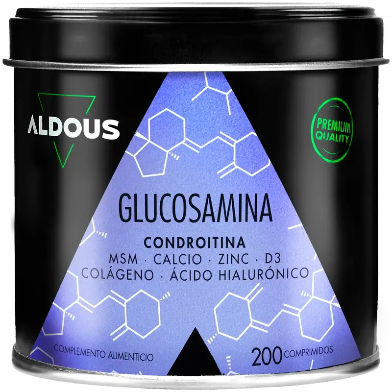 Aldous Bio Glucosamine, Chondroitin, Msm, Collagen, Hyaluronic Acid, Zinc, Calcium & Vitamin D3 , 200 tablets