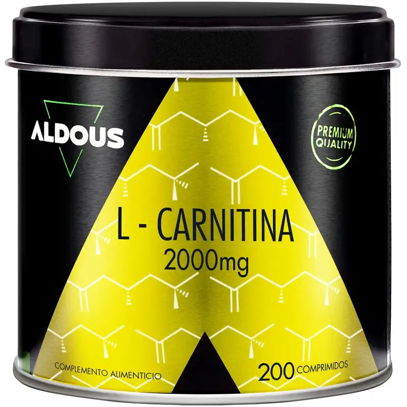 Aldous Bio Bio L Carnitine 2000Mg Pre Workout & Muscle Recovery Supplement, 200 Tablets