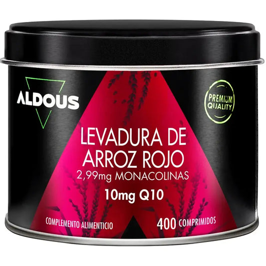 Aldous Bio Aldous Red Yeast Rice With Coenzyme Q10 , 400 tablets