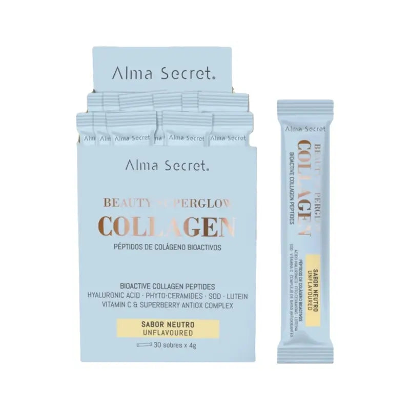 Alma Secret Beauty Superglow Collagen Neutral Flavour , 30x3 g