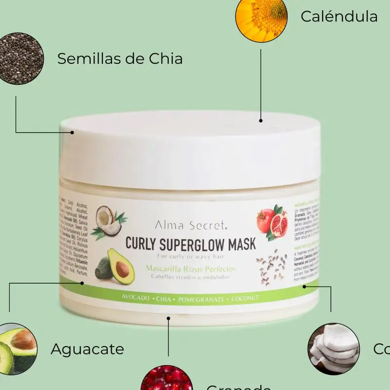 Alma Secret Curly Superglow Mask (Curly or Wavy Hair)
