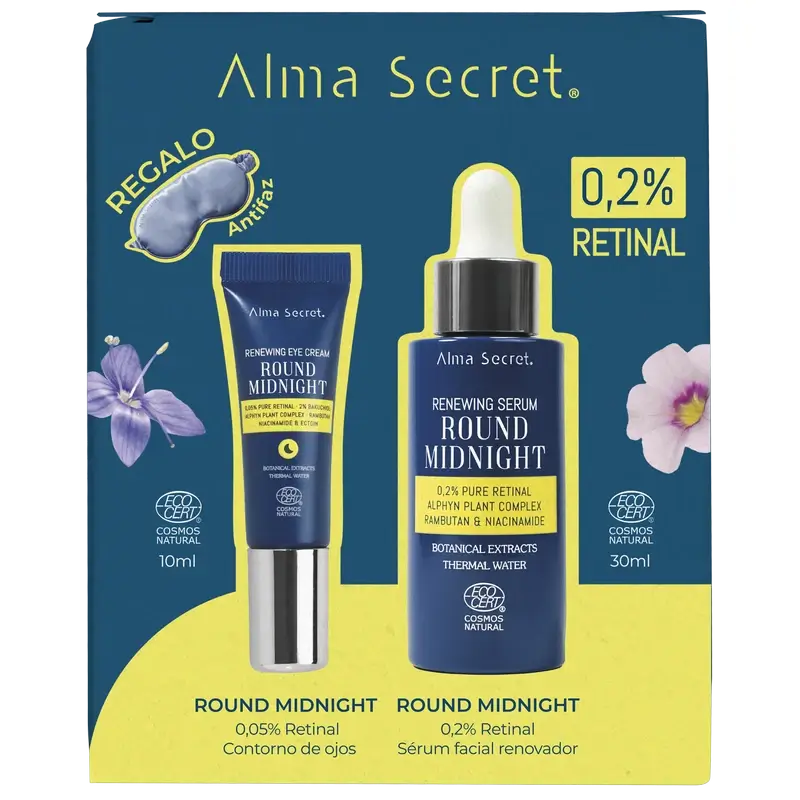 Alma Secret Pack Retinal Serum 0,2%, 30 Ml + Retinal Eye Contour 10 Ml + Eye Mask