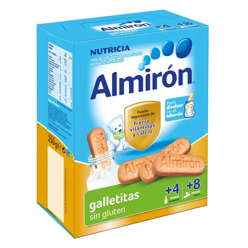 Almirón, Gluten Free Baby Biscuits, from 4 Months, 250g