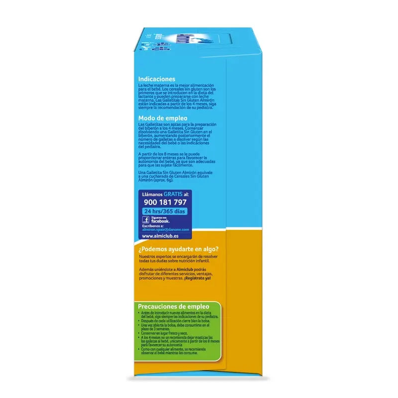 Almirón, Gluten Free Baby Biscuits, from 4 Months, 250g