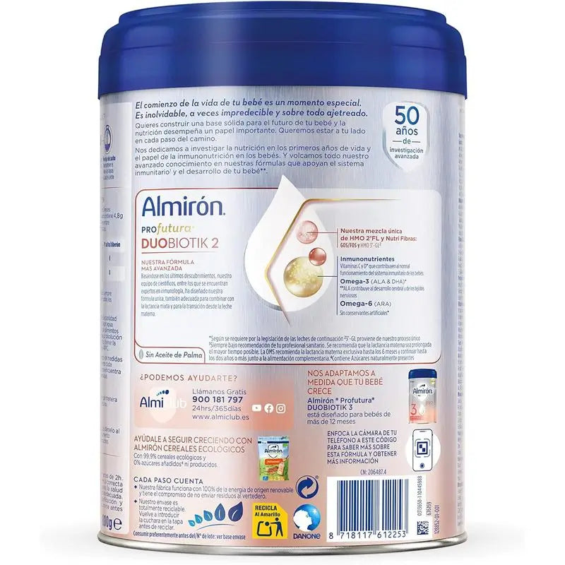 Almirón Profutura Duobiotik 2, 4 X 800 g