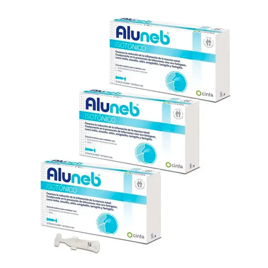 Aluneb Isotonic, Pack 3 x 15 Vials 4 ml