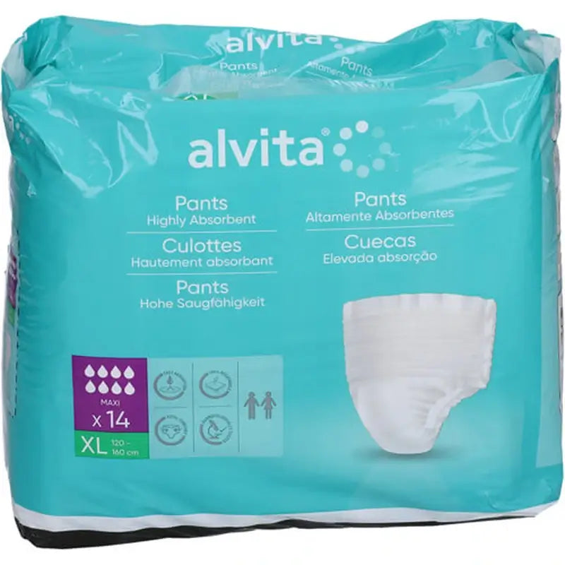 Alvita Pants Maxi Size Xl, 14 Units