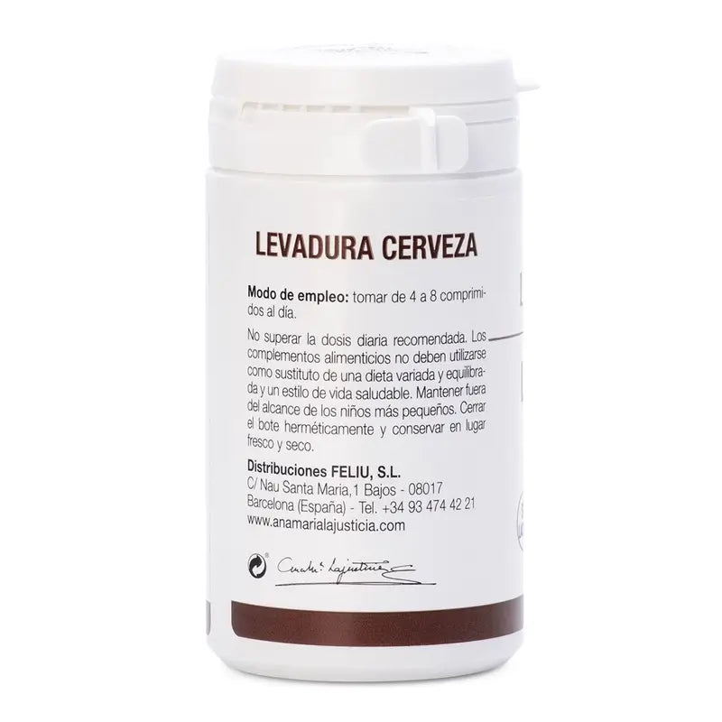 Ana Maria Lajusticia Brewer's Yeast + Wheat Germ + Thiamine (B1), 80 tablets