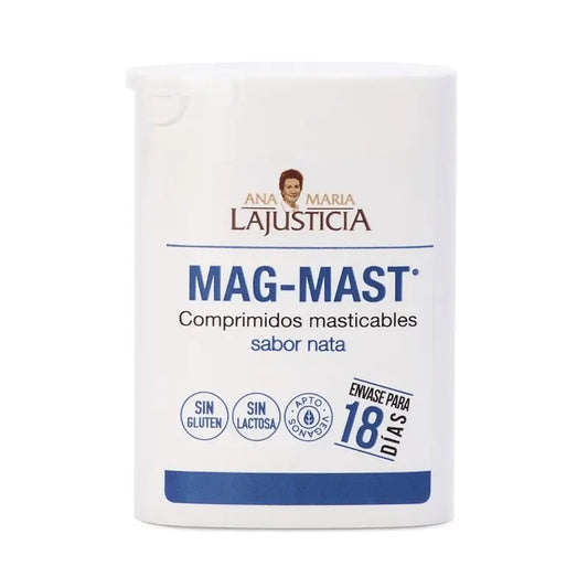 Ana Maria Lajusticia Mag-Mast Cream Flavour, 36 chewable tablets