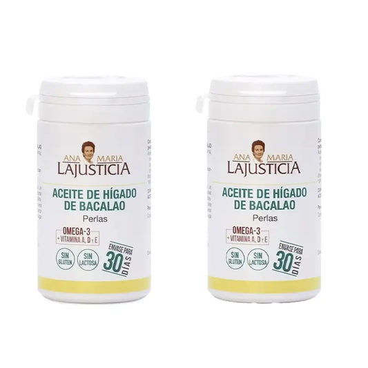 Ana Maria Lajusticia Cod Liver Oil, 2x90 pearls