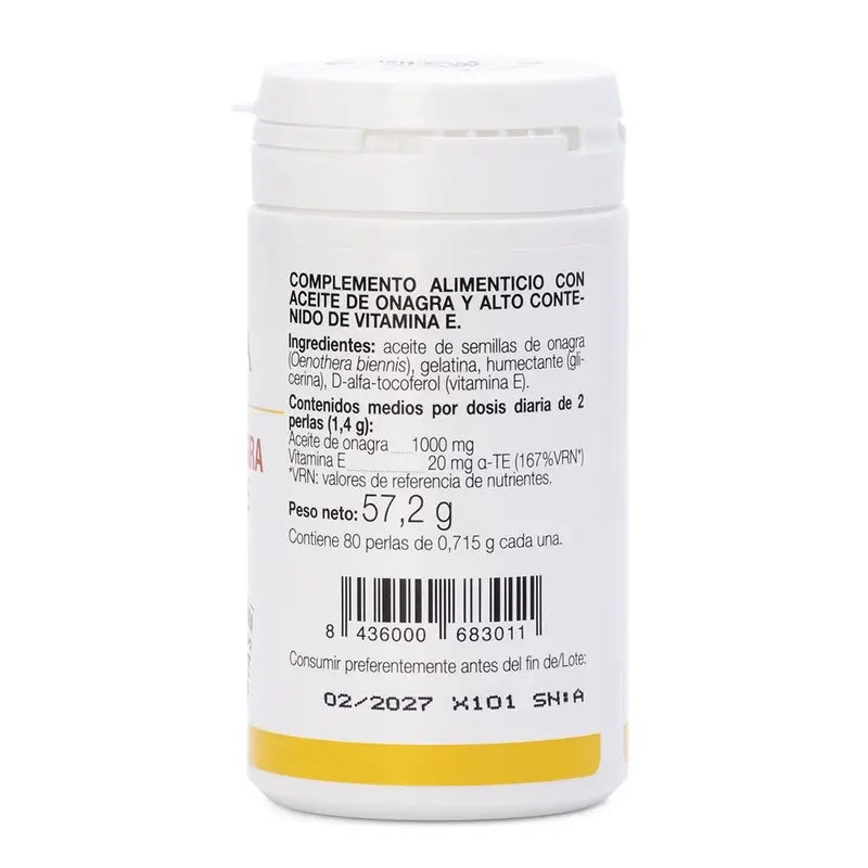 Ana Maria Lajusticia Evening Primrose Oil + Vitamin E, 80 pearls