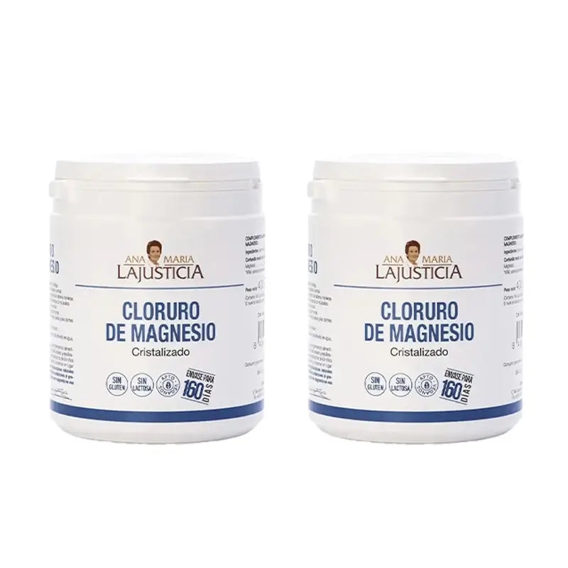 Ana Maria Lajusticia Crystallised Magnesium Chloride, 2x400 g