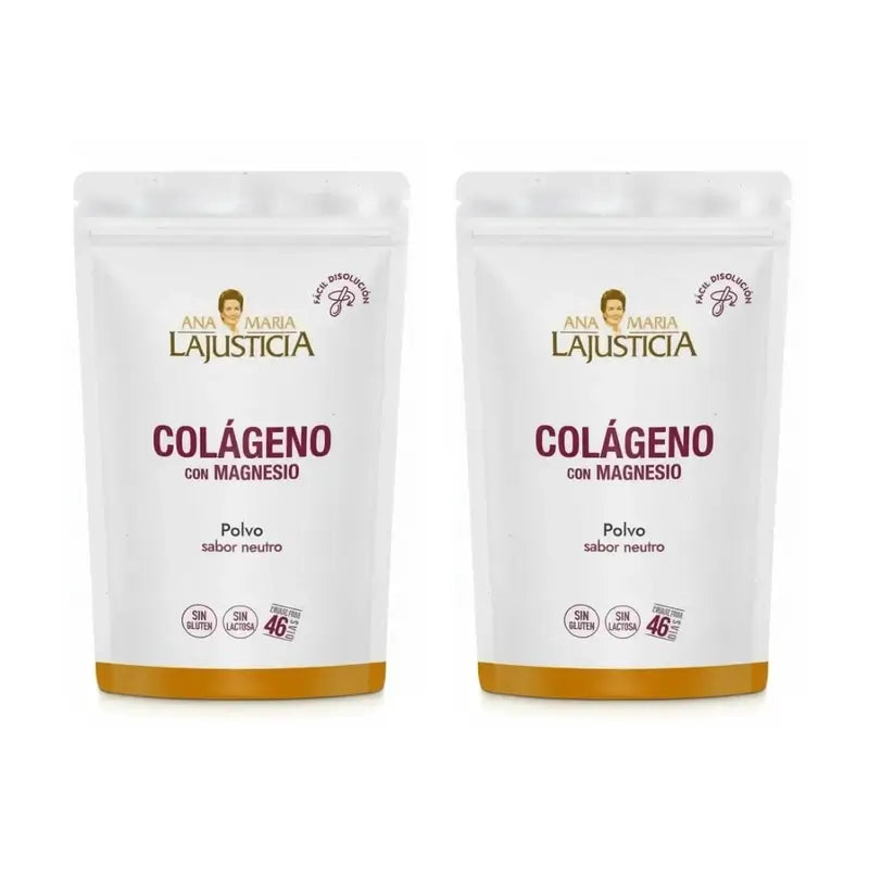 Ana Maria Lajusticia Collagen With Magnesium Doypack , 2x350 grams