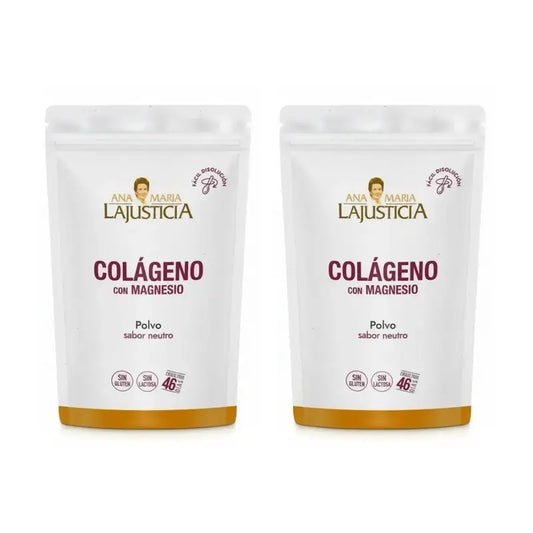 Ana Maria Lajusticia Collagen With Magnesium Doypack , 2x350 grams