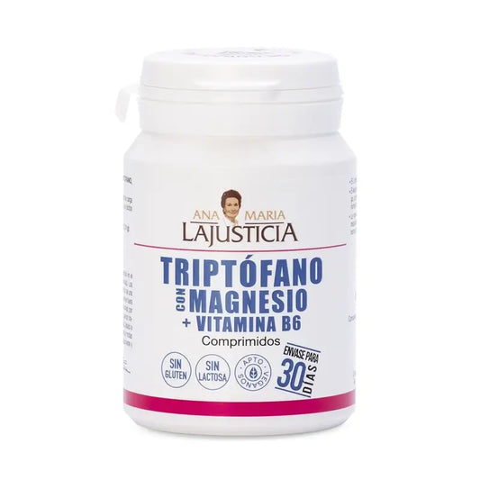 Ana Maria Lajusticia Tryptophan With Magnesium + Vitamin B6 , 60 tablets