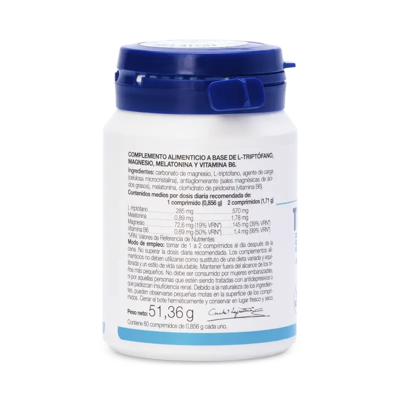 Ana Maria Lajusticia Tryptophan with Melatonin + Magnesium and Vitamin B6, 60 tablets