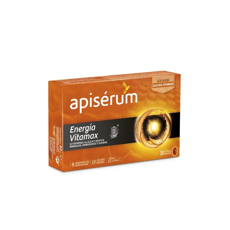 Apiserum Energia Vitamax 30 softgels