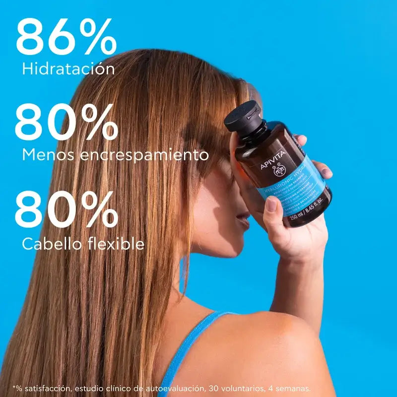 Apivita Apivita Hyaluronic Hydra Moisturising Shampoo, 250 Ml