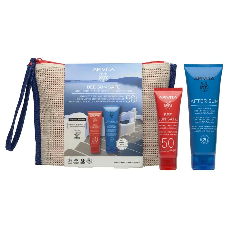 Apivita Bee Sun Safe Anti-Ageing & Anti-Blemish Cream Spf50, 50 ml