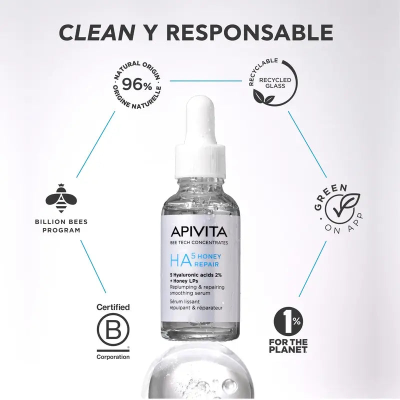 Apivita Bee Tech Honey Corrector Ha5 Serum, 30Ml