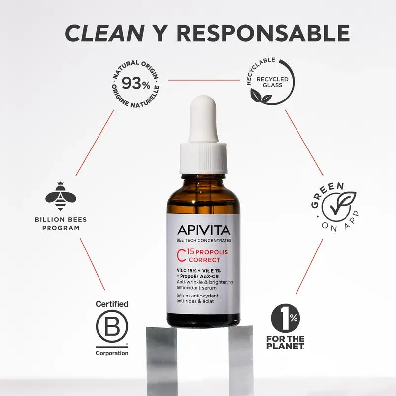 Apivita C15 Propolis Correct Corrective Serum, 30 ml